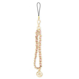 Guess Chain Metal 4G Charm - rožinė