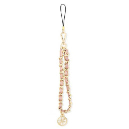 Guess Chain Metal 4G Charm - rožinė