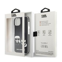Karl Lagerfeld Karl&Choupette dėklas iPhone 13 mini - juodas