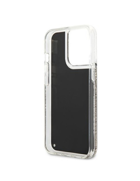 Karl Lagerfeld Liquid Glitter Gatsby dėklas iPhone 13 Pro Max - juodas Karl Lagerfeld Liquid Glitter Gatsby dėklas iPhone 13 Pro Max - juodas