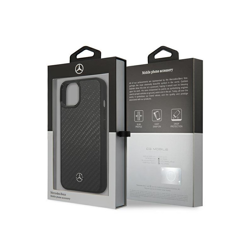 Mercedes Dynamic Line dėklas iPhone 13 mini - juodas