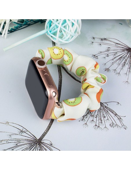 Audinio juosta laikrodžiui 7 / 6 / 5 / 4 / 3 / 2 / SE (41 / 40 / 38 mm) apyrankės kiwi elastinė juosta