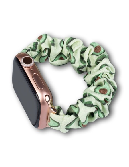 Audinio juosta laikrodžiui 7 / 6 / 5 / 4 / 3 / 2 / SE (45 / 44 / 42 mm) apyrankės apyrankė avokado elastinė juosta apyra...