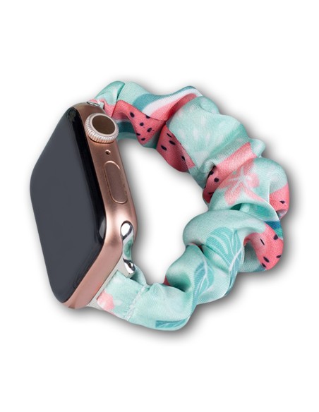 Audinio juosta laikrodžiui 7 / 6 / 5 / 4 / 3 / 2 / SE (45 / 44 / 42 mm) apyrankės apyrankės elastinė juosta arbūzas