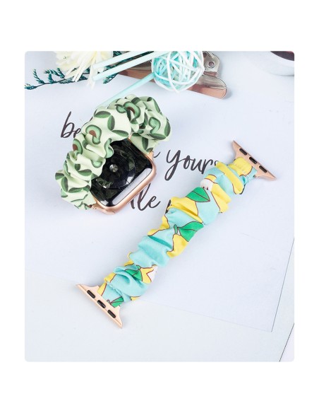 Audinio juosta laikrodžiui 7 / 6 / 5 / 4 / 3 / 2 / SE (45 / 44 / 42 mm) apyrankės apyrankės elastinė juosta arbūzas