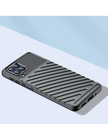 Thunder Case lankstus šarvuotas dangtelis Samsung Galaxy M53 5G juodas