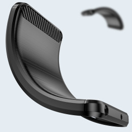 Carbon Case lankstus dangtelis Realme GT Neo 3 juodas