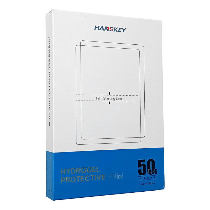 50 vnt. Antibakterinė, savaime atsinaujinanti hidrogelio folija, skirta pjaustyti ploteriu (18cm x 12cm)