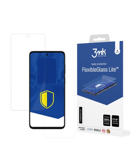 3mk FlexibleGlass Lite™ hibridinis stiklas, skirtas Motorola Moto G52 3mk FlexibleGlass Lite™ hibridinis stiklas, skirtas Motorola Moto G52