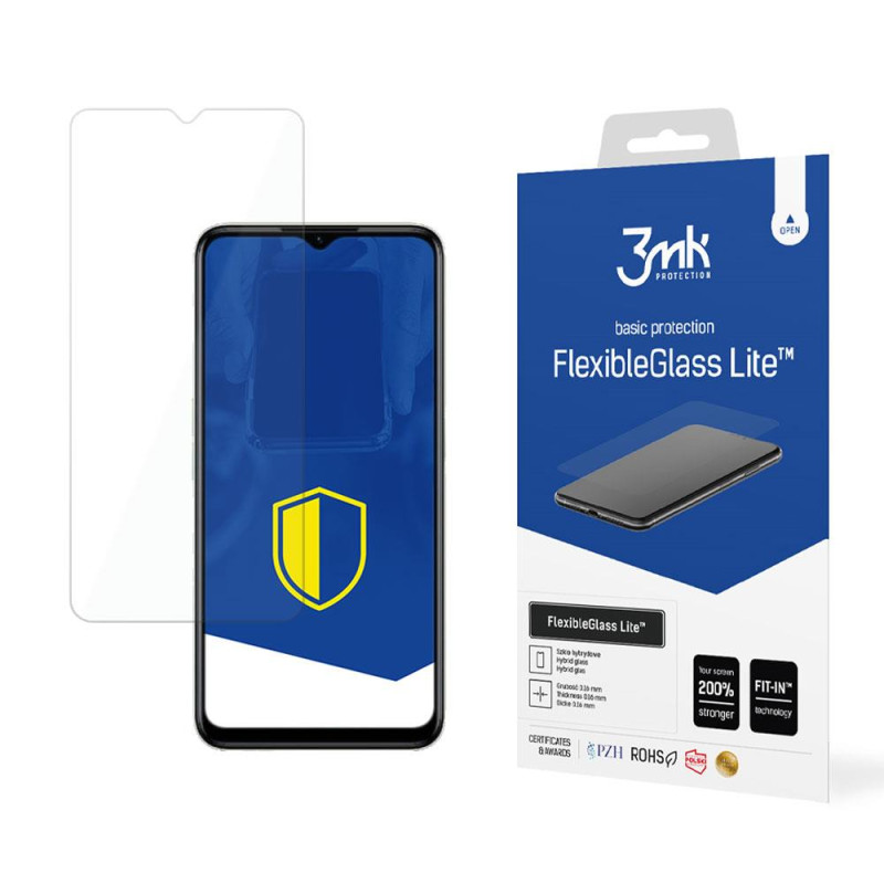 3mk FlexibleGlass Lite™ hibridinis stiklas „Realme C35“.