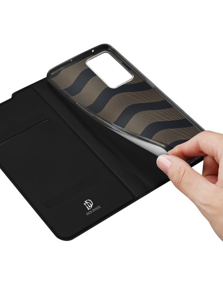 Dux Ducis Skin Pro dėklo dėklo dangtelis su atvartu, skirtas Realme GT Neo 3 juodas Dux Ducis Skin Pro dėklo dėklo dangtelis su atvartu, skirtas Realme GT Neo 3 juodas