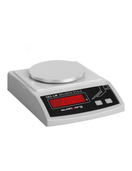 Tikslios laboratorinės svarstyklės su stikliniu dangteliu ir LED ekranu 2000g / 0,01g Tikslios laboratorinės svarstyklės su stikliniu dangteliu ir LED ekranu 2000g / 0,01g