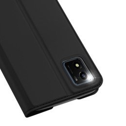Dux Ducis Skin Pro dėklo dėklo dangtelis su atvartu Vivo Y01 / Y15s / Y15a juodas