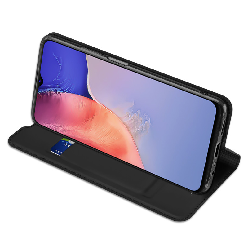 Dux Ducis Skin Pro dėklo dėklo dangtelis su atvartu Vivo Y01 / Y15s / Y15a juodas