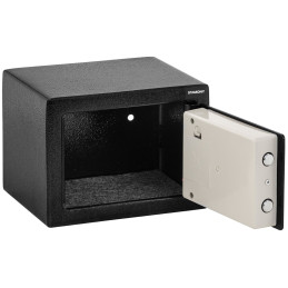 Namų elektroninis seifas kodui ir raktui 23x17x17 cm
