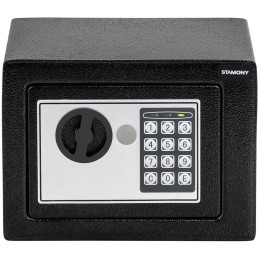 Namų elektroninis seifas kodui ir raktui 23x17x17 cm