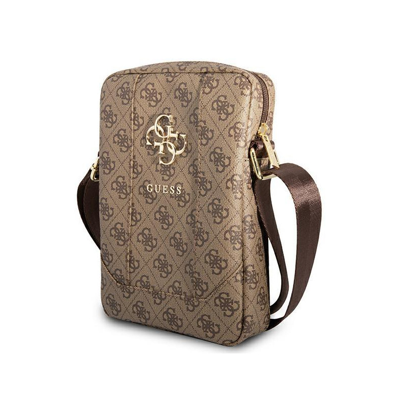 Guess 4G Big Metal Logo krepšys 10& 39 & 39 planšetei – rudas