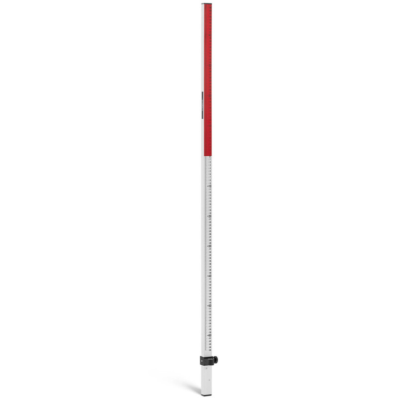 Aliuminio geodezinis niveliavimo strypas 1,3 - 2,4 m