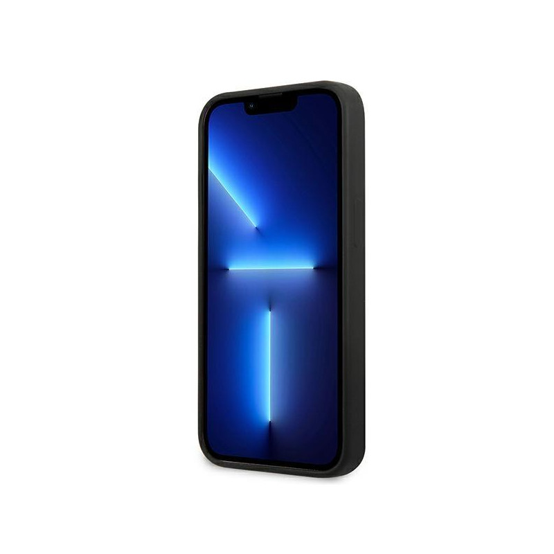 Karl Lagerfeld Silicone Plaque dėklas iPhone 13 mini - juodas