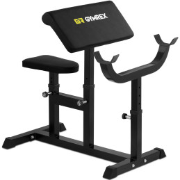 Suoliukas Treniruočių suoliukas bicepso pratimams, maldaknygė iki 120 kg