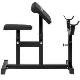 Suoliukas Treniruočių suoliukas bicepso pratimams, maldaknygė iki 120 kg