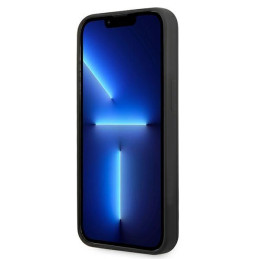 Karl Lagerfeld Silicone Plaque dėklas iPhone 13 Pro Max - juodas