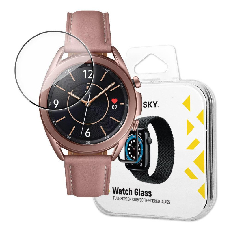 Wozinsky Watch Glass hibridinis stiklas, skirtas Samsung Galaxy Watch 3 41 mm juodas Wozinsky Watch Glass hibridinis stiklas, skirtas Samsung Galaxy Watch 3 41 mm juodas