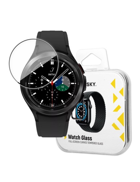 Wozinsky Watch Glass hibridinis stiklas, skirtas Samsung Galaxy Watch 4/ 5 40 mm juodas Wozinsky Watch Glass hibridinis stiklas, skirtas Samsung Galaxy Watch 4/ 5 40 mm juodas