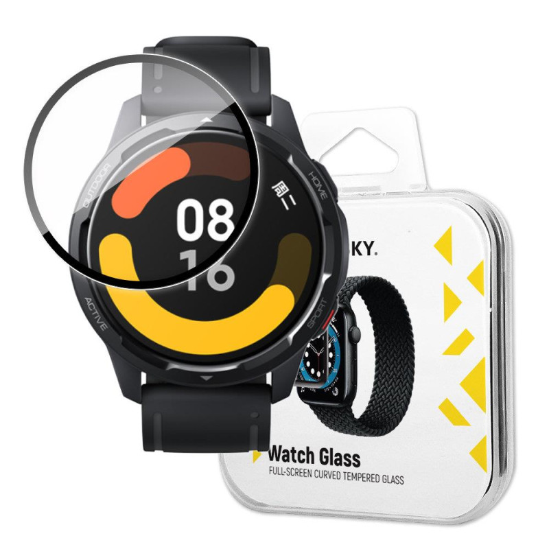 Wozinsky Watch Glass hibridinis stiklas, skirtas Xiaomi Watch Color 2 juodas Wozinsky Watch Glass hibridinis stiklas, skirtas Xiaomi Watch Color 2 juodas