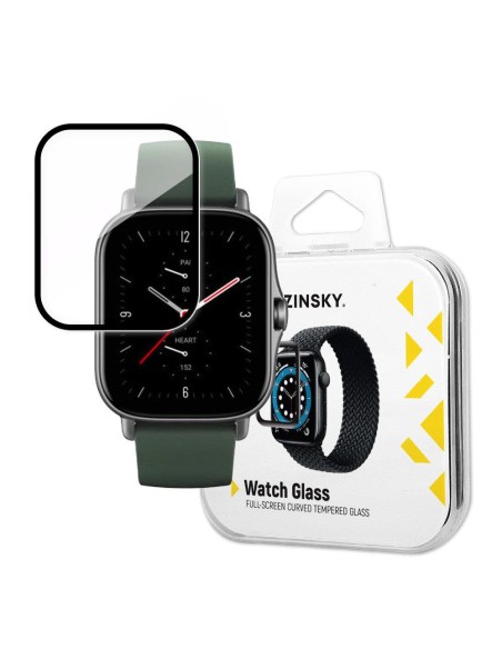 Wozinsky Watch Glass hibridinis stiklas, skirtas Xiaomi Amazfit GTS 2E juodas Wozinsky Watch Glass hibridinis stiklas, skirtas Xiaomi Amazfit GTS 2E juodas