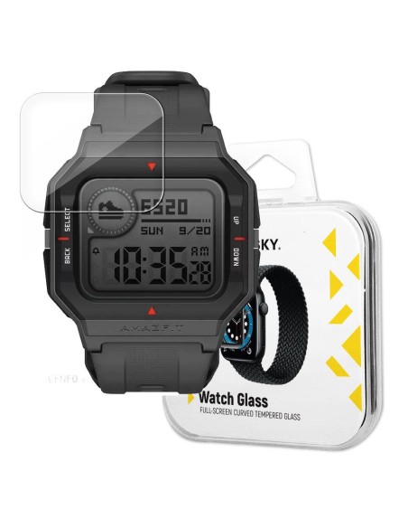 Wozinsky Watch Glass hibridinis stiklas, skirtas Xiaomi Amazfit Neo black Wozinsky Watch Glass hibridinis stiklas, skirtas Xiaomi Amazfit Neo black