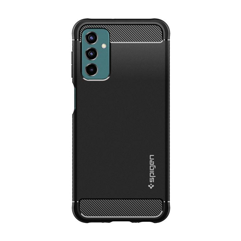 Spigen Rugged Armor dėklas, skirtas Samsung Galaxy M23 5G - matinė juoda