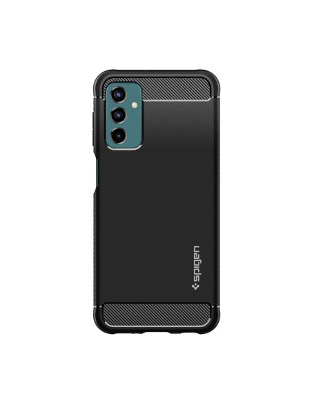 Spigen Rugged Armor dėklas, skirtas Samsung Galaxy M23 5G - matinė juoda Spigen Rugged Armor dėklas, skirtas Samsung Galaxy M23 5G - matinė juoda