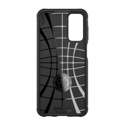 Spigen Rugged Armor dėklas, skirtas Samsung Galaxy M23 5G - matinė juoda