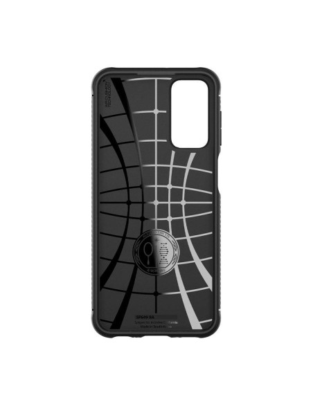Spigen Rugged Armor dėklas, skirtas Samsung Galaxy M23 5G - matinė juoda Spigen Rugged Armor dėklas, skirtas Samsung Galaxy M23 5G - matinė juoda