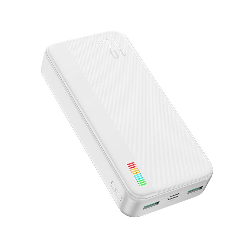 Powerbank 20000mAh Dazzling Series 12W balta