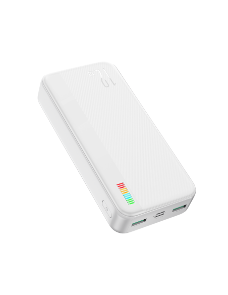 Powerbank 20000mAh Dazzling Series 12W balta Powerbank 20000mAh Dazzling Series 12W balta