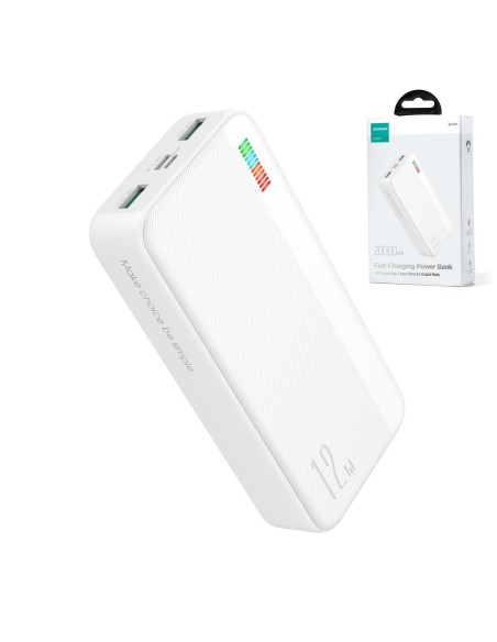 Powerbank 20000mAh Dazzling Series 12W balta Powerbank 20000mAh Dazzling Series 12W balta