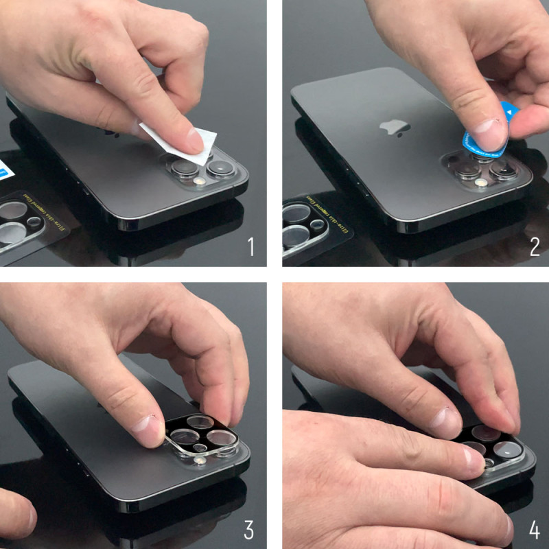 Wozinsky Full Camera Glass 9H grūdintas stiklas visai Samsung Galaxy S22+ (S22 Plus) kamerai