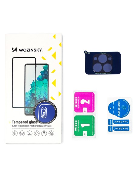 Wozinsky Full Camera Glass 9H grūdintas stiklas visai Samsung Galaxy S21 FE kamerai