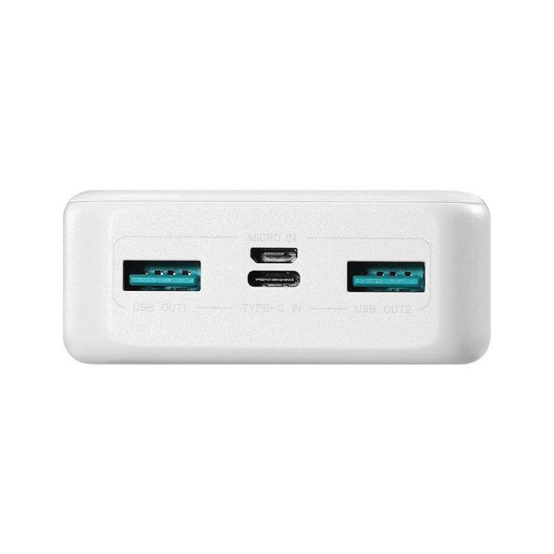 Powerbank 20000mAh Dazzling Series 12W balta