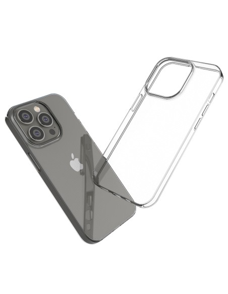 Ultra Clear 0,5 mm iPhone 14 Pro gelio dėklo dangtelis skaidrus