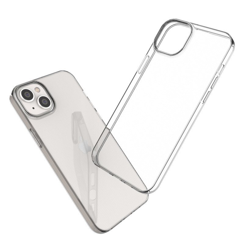Ultra Clear 0,5 mm iPhone 14 Plus gelio dėklas, skaidrus