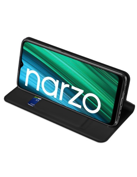 Dux Ducis Skin Pro dėklo dėklo dangtelis su atvartu Realme Narzo 50A juodas Dux Ducis Skin Pro dėklo dėklo dangtelis su atvartu Realme Narzo 50A juodas