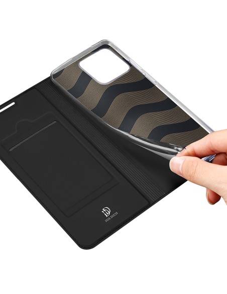 Dux Ducis Skin Pro dėklo dėklo dangtelis su atvartu Realme Narzo 50A juodas Dux Ducis Skin Pro dėklo dėklo dangtelis su atvartu Realme Narzo 50A juodas