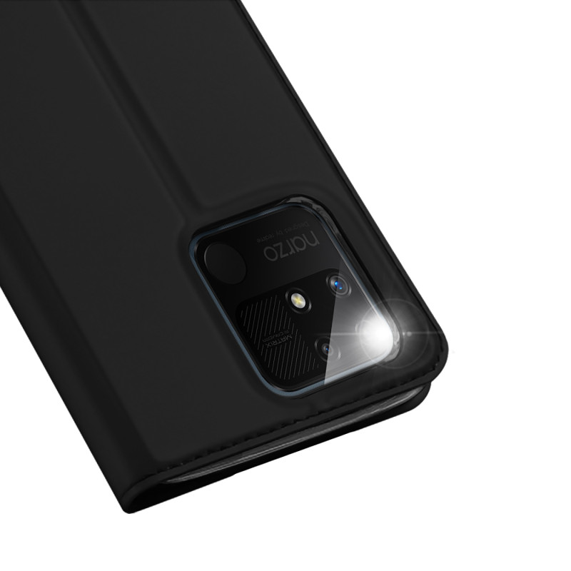 Dux Ducis Skin Pro dėklo dėklo dangtelis su atvartu Realme Narzo 50A juodas