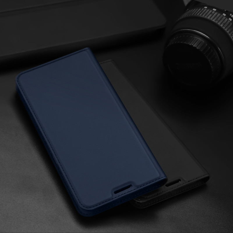 Dux Ducis Skin Pro dėklo dėklo dangtelis su atvartu Realme Narzo 50A juodas
