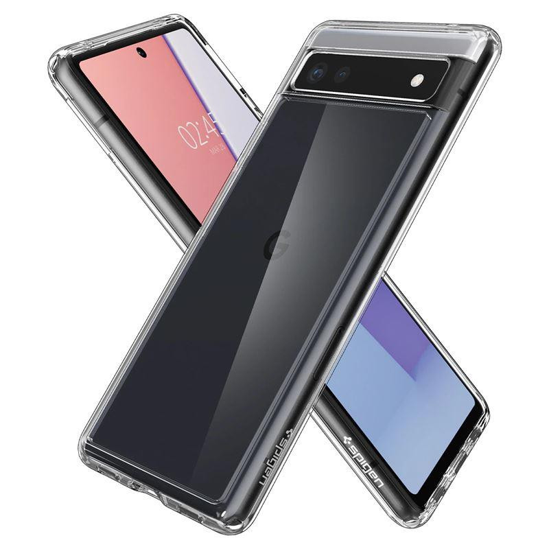 Spigen Ultra Hybrid dėklas, skirtas Google Pixel 6A – skaidrus