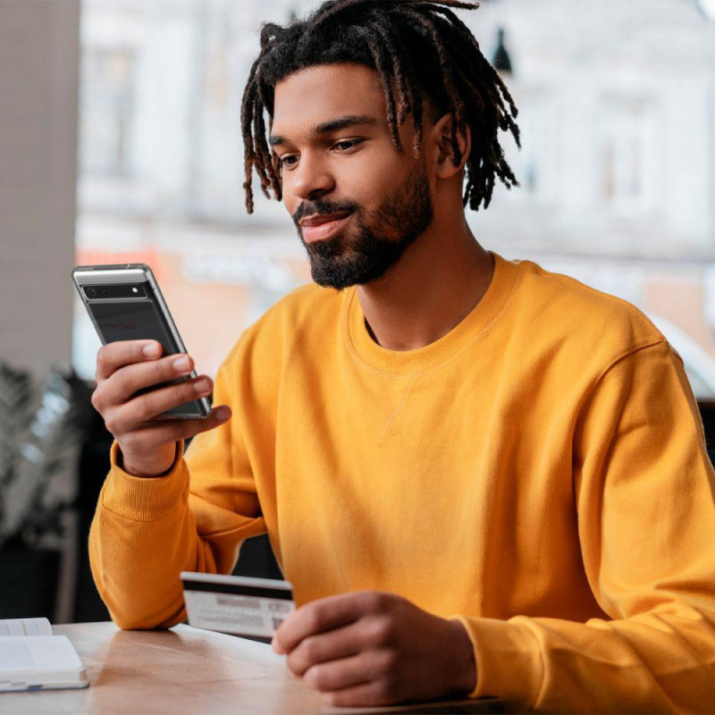 Spigen Ultra Hybrid dėklas, skirtas Google Pixel 6A – skaidrus