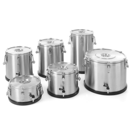 Termosas plieninis termosas maistui gabenti 20L - Hendi 710203